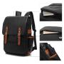 2024 Trendy Custom Men Pu Leather Backpack Bags Fashion Luxury Waterproof College School Backpack Back Pack