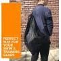 Gelory Best Sale Large Mesh Swim Drawstring Sling Bag Swimming Gym Beach Drawstring Bag with pockets