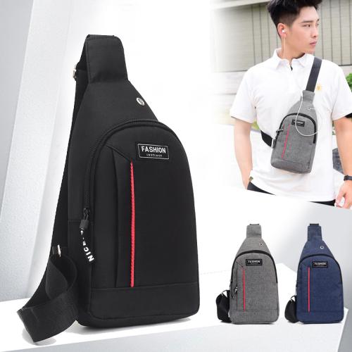Multifunction Waterproof Cross Body Shoulder Sling Bag Custom Logo Anti Theft Mens Chest Bag