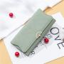 2023 Popular Women's Fashion Buckle Wallet Women Bags Designer Purchase Thread Cover Simple Wallet For Girls