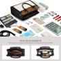 LOVEVOOK 2023 Fashion PU Leather Top Handle Tote Bag for ladies 2pcs Purses and Handbags Tote Shoulder Bag Satchel for Women