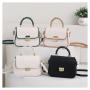2024 new temperament small package design women's fashion single shoulder crossbody bag simple handbag small square bag