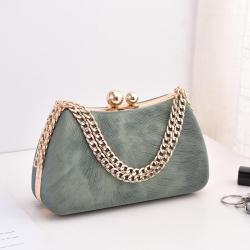 Slap-up hot sale fashion PU texture partygoing custom clutch handbag wedding evening bags for women