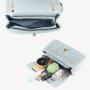 SUSEN CHRISBELLA Custom pu leather ladies bags sling shoulder crossbody ladies bags 2022 women handbags