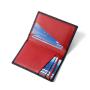 Wholesale Factory Bifold Card Holder Pu Leather Rfid Card Holder Business Thin Id Card Holder