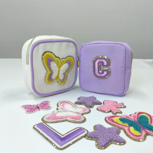 Superior Quality Lightweight 4 SizeTravel Zipper Cosmetic Bag Wholesale Waterproof Make Up Bags Nylon Pouch