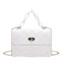 Women's handbags new 2024 bags for women wholesale lattice mobile phone bag small square handbag chain crossbody shoulder bag