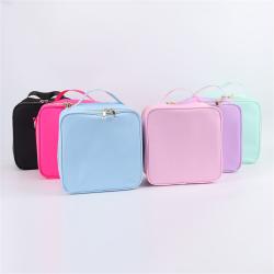 Keymay Custom Print Kids Double Zipper Cooler Bags Insulated Lunch Bag for Adults School Bags Lunch Box