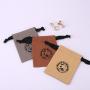 Screen Printed Mini 8Oz Canvas Jewelry Bag Drawstring Eco-Friendly Cotton Dust Gift Jewelry Pouch