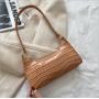 Retro Casual Women Crocodile Pattern Shoulder Purses And Handbags Luxury Women Ladies Underarm Shoulder Bags Women