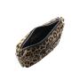 Winter collection leopard bag hot selling new design moon shape handbag with metal chain
