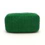 Low MOQ Terry Tower Soft Velvet Travel Toiletry Fashion Beauty Quilted Zipper Organizer Makeup Pouch Custom Women Cosmetic Bag