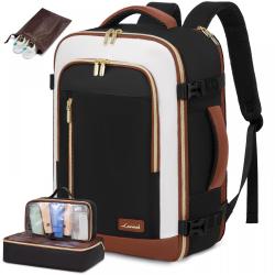 Large 15.6 17.3 Inch Business Work Laptop Bag Personal Item Weekender Overnight 40L Luggage Carry On Travel Backpack for Women