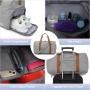 2022 Waterproof Lightweight Weekender Bag with Shoes Compartment Toiletry Bag Large 2022 Travel Duffel Bag for Women Men