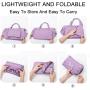Large Capacity Folding Travel Bag Portable Lightweight Carry on Luggage Bags Waterproof Dry and Wet Separation Duffel Bag