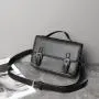 ZR499 Men Bag New Leather Briefcase Handbag Postman Single Shoulder Crossbody Bag PU Business Youth Vertical Boy Shoulder Bag