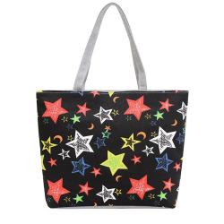 ZR416 New Printed Canvas Bag Wholesale Leisure Women's Fashion Portable Underarm Bag Shopping Bag