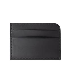 Slim leather card holder men's vegetable tanned card holder customized