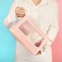 Gelory Custom Logo Transparent Cosmetic Bag Female Travel Portable Large Capacity Cosmetic Storage Bag Makeup Pouch