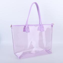 Handbags Women Clear Transparency Tote Bag Custom Logo Portable Waterproof Shopping Transparent Clear Shoulder Bag