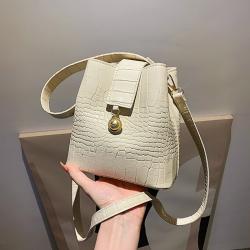 Crocodile Grain Women Fashion Handbags Bucket Type Bags Women Handbags Ladies Pu Mini Purses And Handbags 2023 CY075