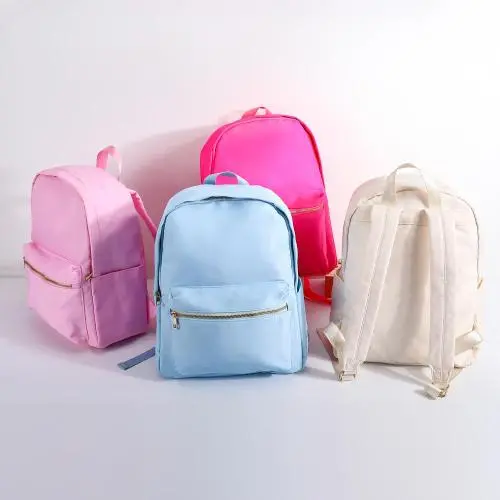 Keymay US Warehouse Large Plain Dustproof  Everyday Waterproof Nylon Travel School Bagpack Women Kids School Students Backpack