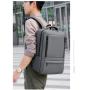 New Unisex Men's Business Travel Backpack Large Capacity Waterproof Oxford Laptop Bag with USB and Zipper Closure Polyester Lini