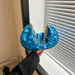 Ladies Designer Chain Women Fashion Handbags 2023 Candy Color Leather Crossbody Bags For Women Casual Folding Bolsas Para Mujer