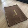 Custom Logo Printed Cotton Twill Envelop Dust Bag Cotton Envelop Pouch