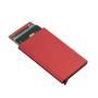 RFID automatic pop-up aluminium box anti-magnetic, anti-skimming, credit card and business card box, metal aluminium card holder