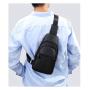 ZF147 Slanting Cross-body Bag Men Head Layer Cowhide Shoulder Chest Bag Simple Waterproof Wear-resistant Fashion Business