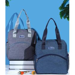 LB014 Waterproof Insulated Food Delivery Handbag Portable Thermal Food Pizza Bag Large Capacity Picnic Lunch Cooler Bag