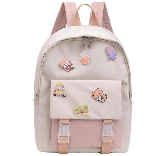 KBW345  Female Schoolbag Large Capacity High School College Students Backpack Junior High School Students Shoulder Bag