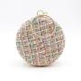 New arrival chain shoulder party purse designer handbags box clutches ladies round evening bag clutch bags for women pochette femme