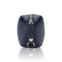 Custom logo Leather Makeup Bag Women Travel Cosmetic Bag Lychee Pattern Zipper Cosmetic Bag
