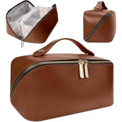 2024 New Fashion Personalized And Lightweight Makeup Bag  Large Capacity Makeup Bag With PU Waterproof Makeup Bag