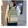 ZR353 Cute Backpack Girl Large Capacity Ins Student Japanese Korean Minimalist Fashion Nylon Backpack Schoolbag