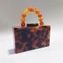 Custom Fashion Party Wedding Beaded Strap Acrylic Evening Bag Clutch Purse For Lady Women