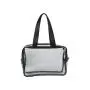 Plastic Tote Shopping Bag Shoulder Transparent Pvc Clear Duffle Bag With Logo Zipper Pvc Beach Hand Bag