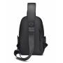KBW158 2023 New Men Chest Bag Trendy Casual Splash-proof Multifunctional Crossbody Sport Chest Bag PU Traveling Bag