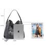 REALER New style PU Leather women's Shoulder Bag Large Capacity Crossbody Bags with Tassel Customize women ladies Hobo Handbags