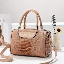 2024 new crocodile pattern  Bags for women Boston pillow bag large capacity women's handbag shoulder crossbody bag