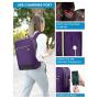 LOVEVOOK Lightweight Smart Business Backpack Travel Water Resistant Daypack College bookBag with USB Laptop Backpacks Unisex