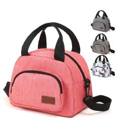 Reusable Women Tote Cooler Box Fresh Hot Food Warmer Lunchbox School Office Insulated Lunch Bag