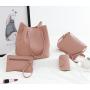 Four Pieces Of The Mother's Handbags For Ladies Girls Pure Color hand bags women handbag PU Leather bolsosparamujeres sac a main