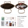LOVEVOOK 2024 Custom Logo luxury PU Leather 3pcs Tote Handbag Set large capacity Ladies Hand Bags Women Purse and Handbags