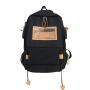 HR052 New Shoulder College Students School Bag Oxford Waterproof Fashion Letters Bag Junior High School Travel Computer Backpack