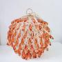 Hot selling handwoven acrylic beaded handbag spherical evening bag fashion women's bag handbag