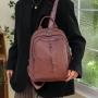 Large Capacity Backpack Women Fashion Handbags  Wholesale Women Handbags Multizipper bolsos-para-mujeres- Designer Women Bags