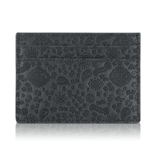 Newest Customize Card Holder Male Genuine Leather Credit Card Holder Wallet For Daily FID Blocking Minimalist Card Holder